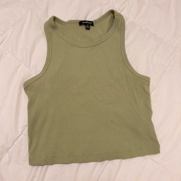 khaki green tank top from ambiance M size - Picture 3 of 3